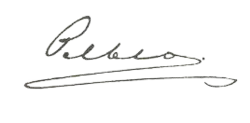 Grand Duchess Olga Nikolaevna's signature