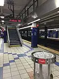 The express tracks and platforms at Olney on the Broad Street Line.