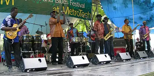 Orchestra Baobab performing in Brooklyn, New York, in 2008
