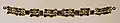 Early medieval jewellery, 5th-7th century, bracelet with globules
