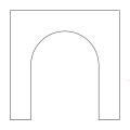 Multiview projection (elevation)