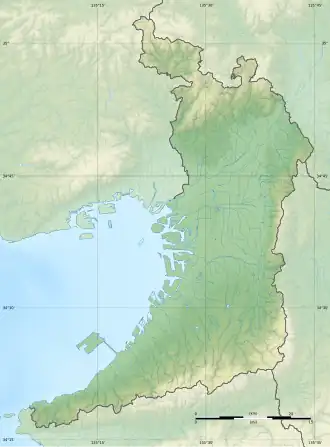 2018 Osaka earthquake is located in Osaka Prefecture