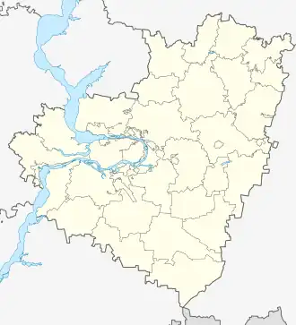 2014 Winter Olympics torch relay is located in Samara Oblast
