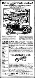 Ad. from Indianapolis Star, Nov. 27, 1910