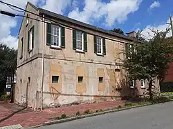 The rear of the Owens–Thomas House on Lincoln Street