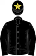 Black, black cap, yellow star