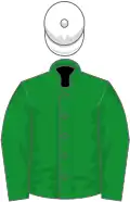 Green, white cap