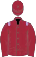 Maroon, mauve epaulets