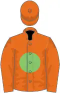 Orange, Light Blue disc, Orange sleeves and cap