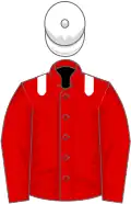 Red, white epaulets, whitecap