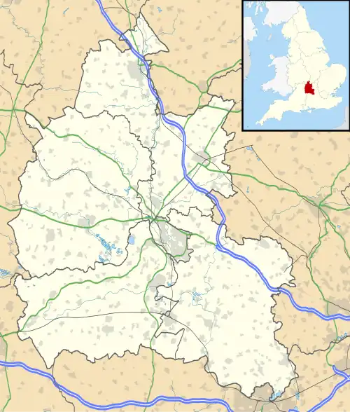 Eynsham is located in Oxfordshire