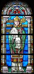 Stained glass inside the Cathédrale Saint-Front de Périgueux