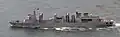 Hulunhu underway on 11 April 2020.