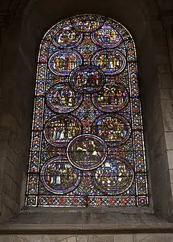 Good Samaritan Window from Sens Cathedral (13th c.)