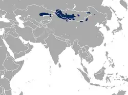 Map of range