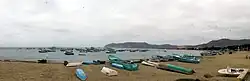 The beach at Puerto Lopez
