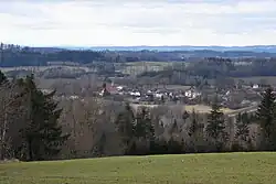 View from the east