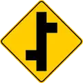 P-43 Staggered crossroads, first on the left