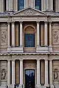 Portico of Les Invalides from Paris, an example of French Baroque architecture