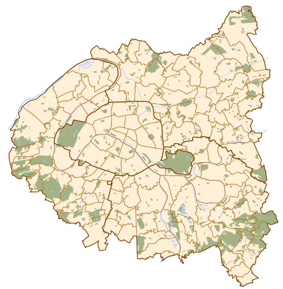 2024 Summer Olympics torch relay is located in Paris and inner ring