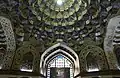 Muqarnas on the ceiling of the pavillion