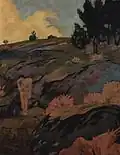 Sérusier, 1890, Melancholy, oil on canvas