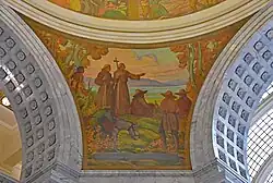 Mural of Fathers Dominguez and Escalante, Utah State capital building