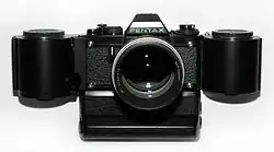 Pentax LX with bulk 250-exposure back