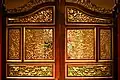The ornate Pintu Pagar, or "Outer Gate," of a historical Peranakan home.