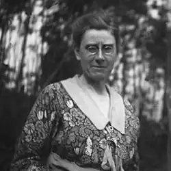 Strachey, looking at the camera