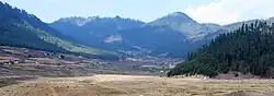Phobjikha Valley - walk in the crane reserve - Bhutan
