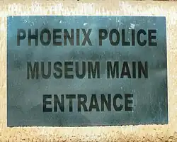 Museum entrance.