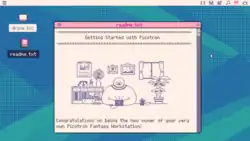 Picotron desktop