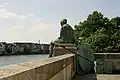 Helvetia auf Reisen ("Helvetia on her travels"), statue in Basel