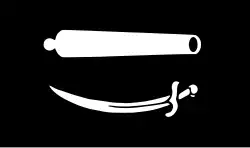 Artistic interpretation of the flag from other descriptions.