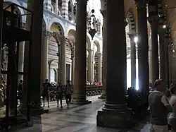 Marble columns