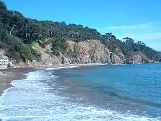Les Bonnettes Beach, in Le Pradet