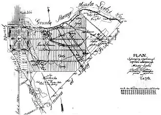 Map of the city, 1823