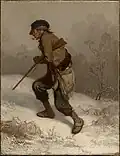 The Poacher (1847), oil on canvas, 9 1/2 x 7 5/16 in. (24.1 x 18.6 cm), Clark Art Institute