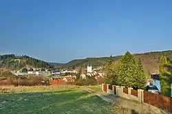 View from the west