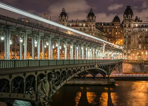 The Pont de Bir-Hakeim by Jean-Camille Formigé (1905)