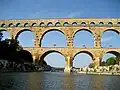 The Pont du Gard near Nimes