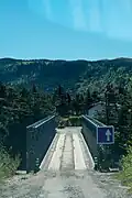 Bridge over the Belle Rivière (river)