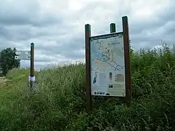 Roadsign in Morlay.