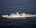 Pharris enroute to Fleet Week New York, 1989.
