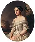 Princess Pauline of Fürstenberg (later Princess of Hohenlohe-Öhringen), 1851