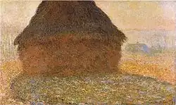 Grainstack in Sunshine, 1891. Oil on canvas. Kunsthaus Zürich. W1288