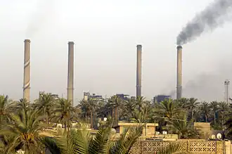 Power plant in Dora, Baghdad.