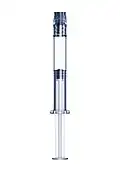 Prefillable polymer syringe