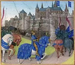 Caparison and banners (c. 1455)